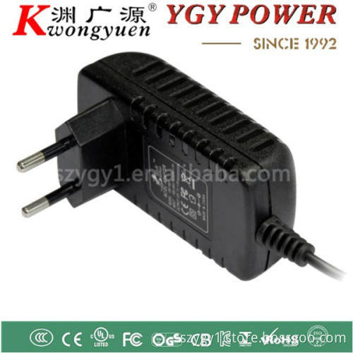 KC CE RoHS 12V 1A AC DC Power Adapter 12W for LED CCTV